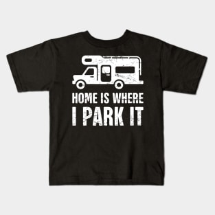 Funny RV Camper Design Kids T-Shirt